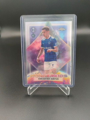Topps Chrome UCC 2025-26 Konstantinos Karetsas Wonderkids Silver Refractor like new