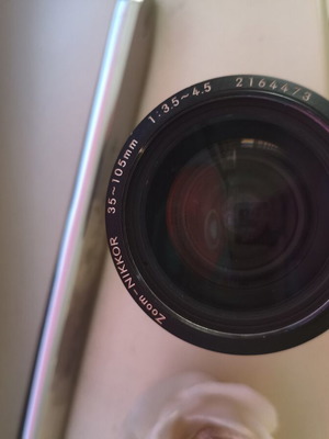 Nikon Zoom-Nikkor 35-105mm f/3.5-4.5 AI-S lens used