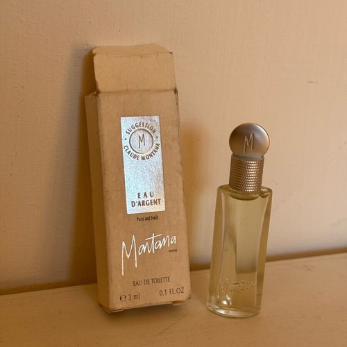 Montana D’Argent miniature perfume new