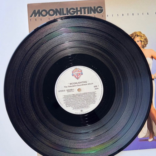 Moonlighting TV Soundtrack LP used, pop genre
