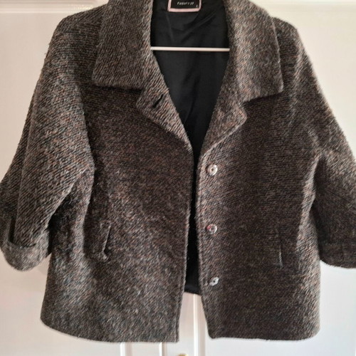 Twenty 29 jacket XL used with unique multicolor weave and metallic details