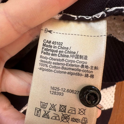 Maison Scotch striped vest like new, size L, cotton