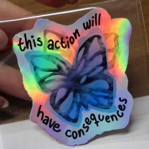 Fanmade Life is Strange sticker new with holographic effect