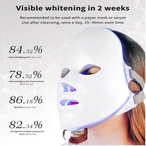 Phototherapy Face Mask with LED Lights new, USB rechargeable