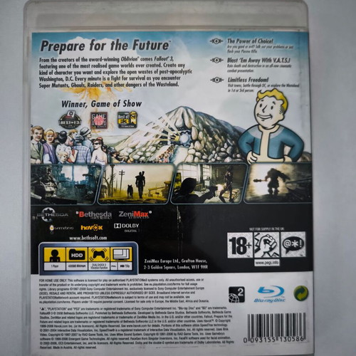 Fallout 3 PS3 game like new for PlayStation 3
