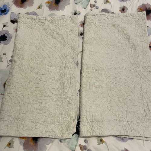 Zarahome decorative pillowcases with embossed texture, set of 2, 50x50 cm