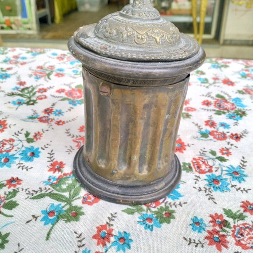 Antique coffee grinder used