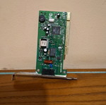 Mercury HPI56SPII 56KBPS HSFI Connecting Chip Modem Card used
