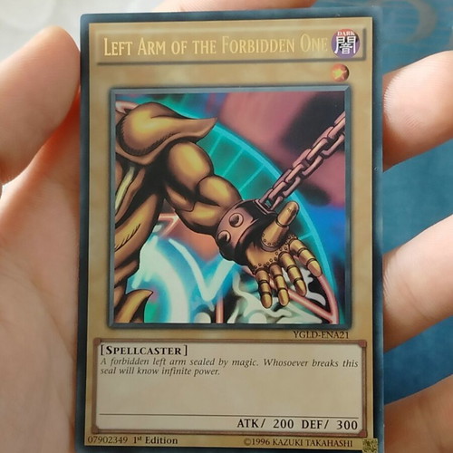 Exodia 5 cards 1st edition collectible like new