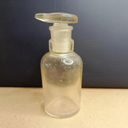 Apothecary bottle used, collectible late 19th century