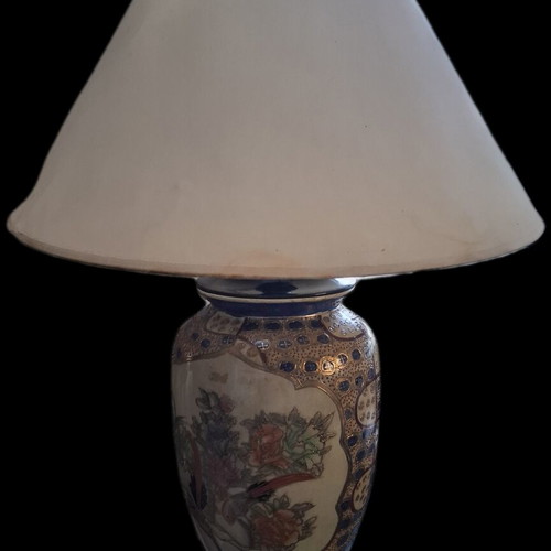 Vintage table lamp used with retro character