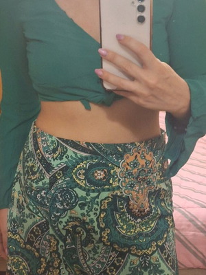 Skort green Shein like new