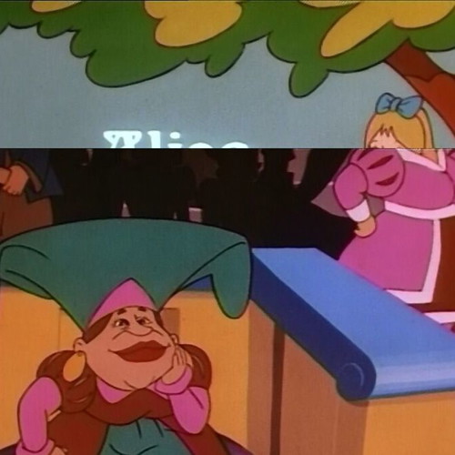 Children's DVD Alice in Wonderland like new, dubbed