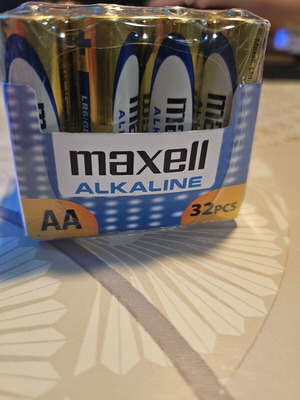 Μπαταρίες αλκαλικές Maxell AA, πακέτο 32
