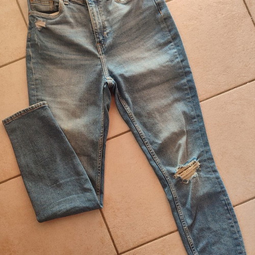 Skinny jeans H&M used, high waist, blue, size M 38 10