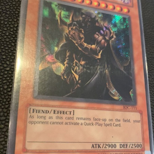 Invader of Darkness IOC secret rare Yu-Gi-Oh! card like new