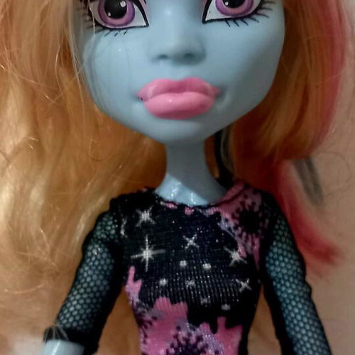 Monster High Abbey Bominable Coffin Bean doll used Mattel 2014