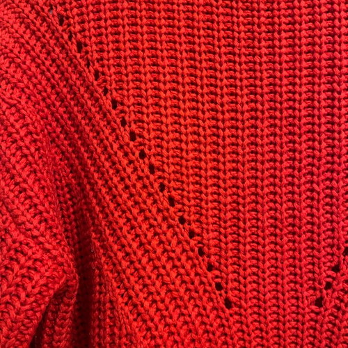 H&M knitted sweater red, like new, size S