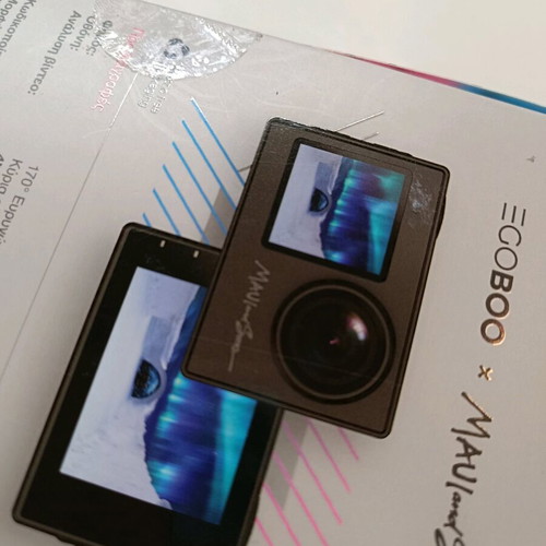 Egoboo X Maui And Sons Action Camera new 4K Ultra HD with waterproof case