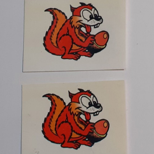 The Woods Family stickers used, pack of 17, vintage 25 years old