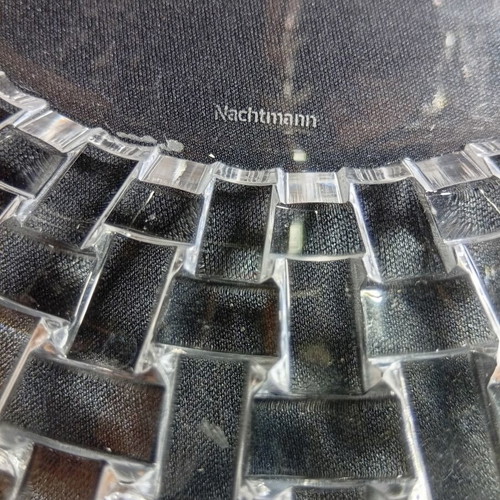 Nachtmann Bossa Nova two-tier serving tray, crystal