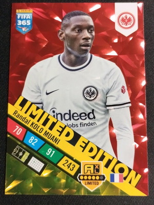 Kolo Muani limited edition FIFA 365 card like new