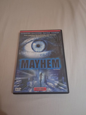 Mayhem DVD used with Greek subtitles