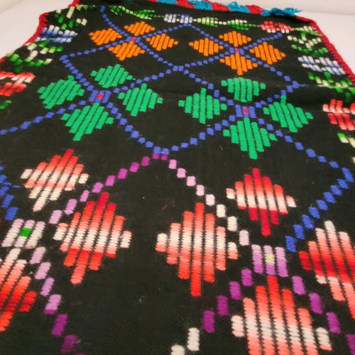 Handmade wool woven rugs on loom, excellently preserved, set of 2