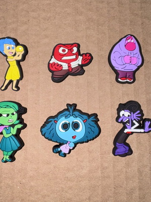 Disney Inside Out Crocs charms set of 6