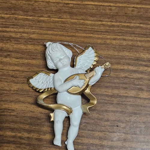 Decorative Angel used with fabric string for hanging