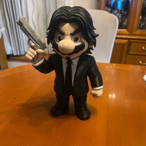 Super Mario ντυμένος John Wick καινούργιο