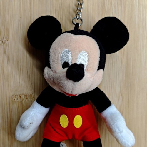 Mickey Mouse plush keychain Disneyland Paris