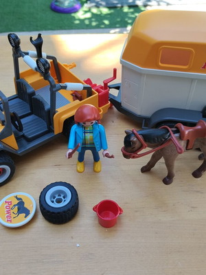 Playmobil 3249 Horse Transporter Set 2001 used
