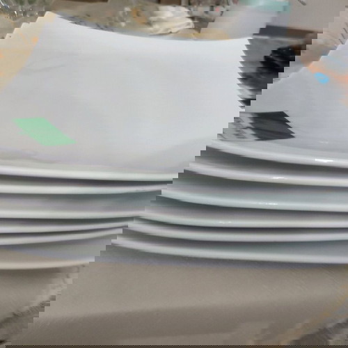 Πιάτα Medard de Noblat μεταχειρισμένα, πακέτο 6, λευκά 27cm με imagine