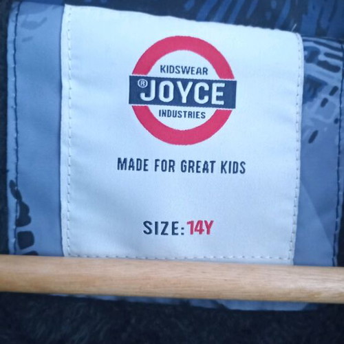 Boy's jacket size 14 like new, colorful with hood