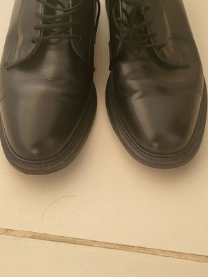 Bates shoes used, black military style, size 41.5