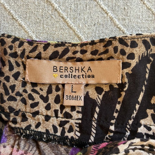 Bershka Y2K Strapless Halter Top Large, like new, colorful