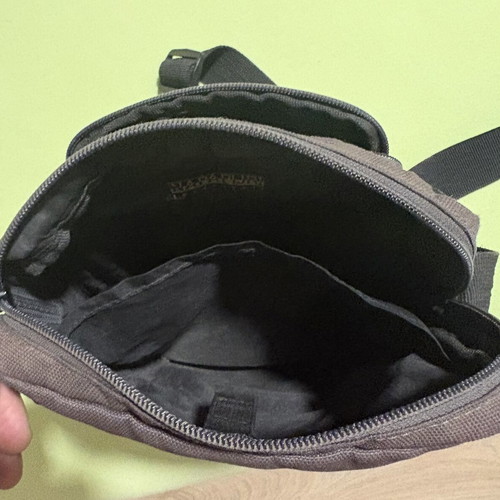 Napapijri shoulder bag used, black