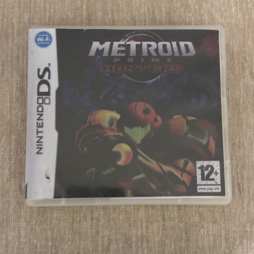 Metroid Prime Hunters First Hunt Demo Nintendo DS used with repro cover