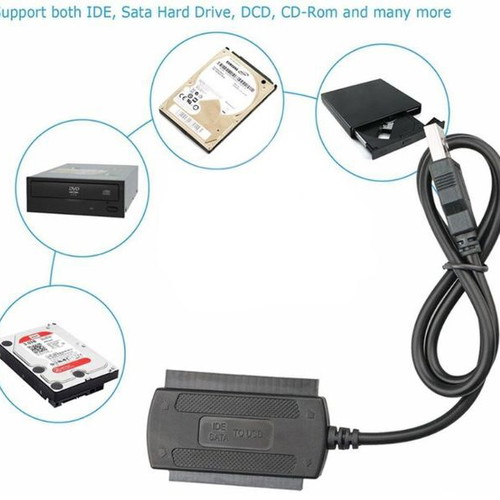 USB cable for 2.5"/3.5" SATA/IDE HDD/DVD/SSD connection new