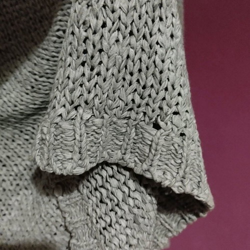 Knitted blouse like new, gray, size M L