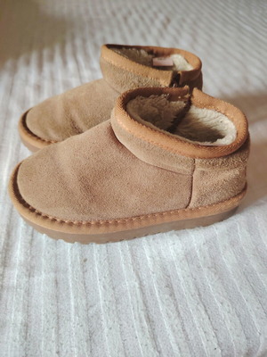 Children's winter boots, beige, size 28
