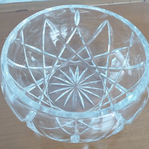 Bohemia crystal bowl 20cm vintage mint condition