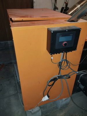Ferroli pellet burner used with excellent efficiency