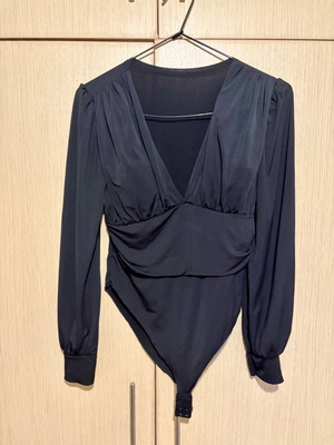 Evening bodysuit used, black, size L