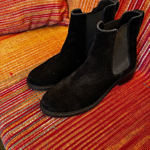 Chelsea boots black H&M used, size 38