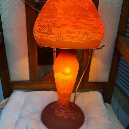 Daum Nansy lamp 45 cm like new
