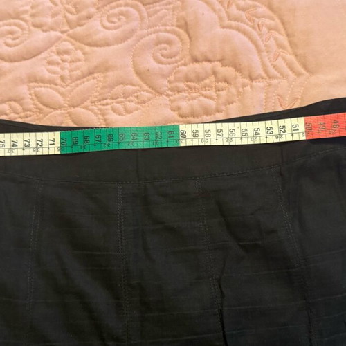 Toi&Moi linen flared skirt with ruffles, large, like new