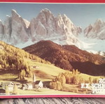Puzzle 2000 pieces new with snowy mountain landscape and houses