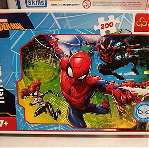 Παζλ spiderman ολοκληρωμένο στο κουτί του άθικτο